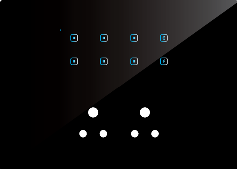 Touch 8 Switch 2 Socket